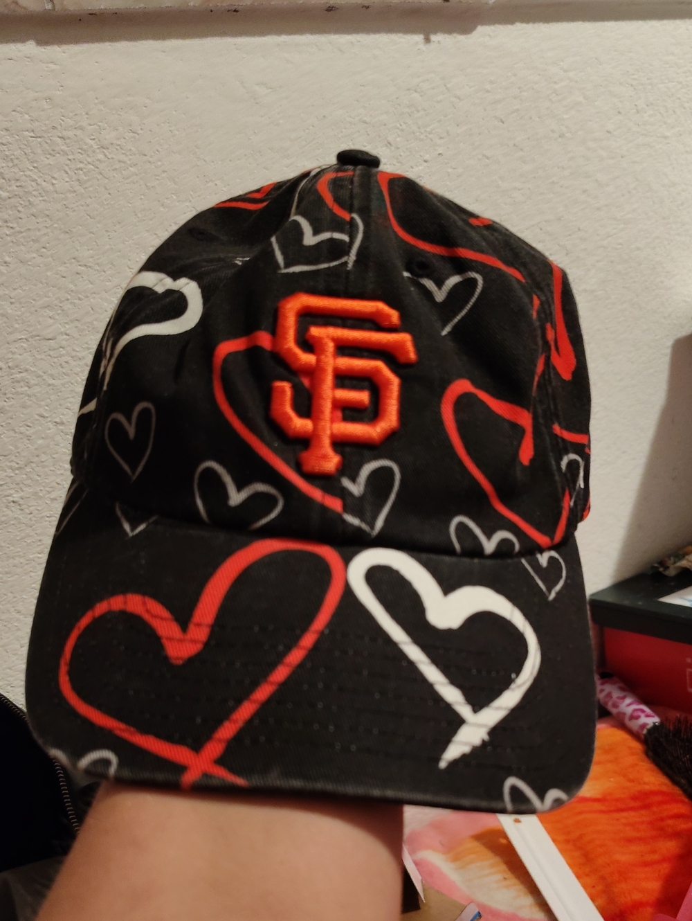 '47 San Francisco Giants Heart Print Adjustable Cap